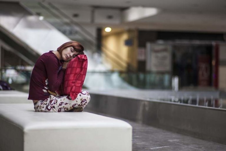 sleep-tired-sitting-waiting-woman