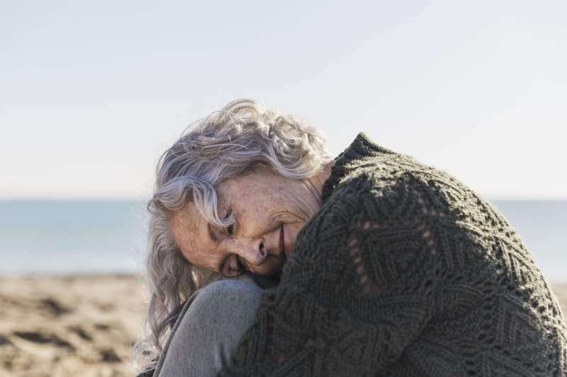 Lovely elderly woman