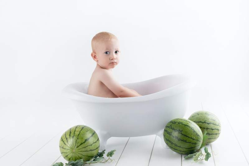 baby-bath-watermelons
