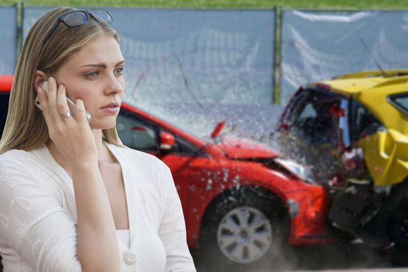 car-crash-phone-call-woman-girl