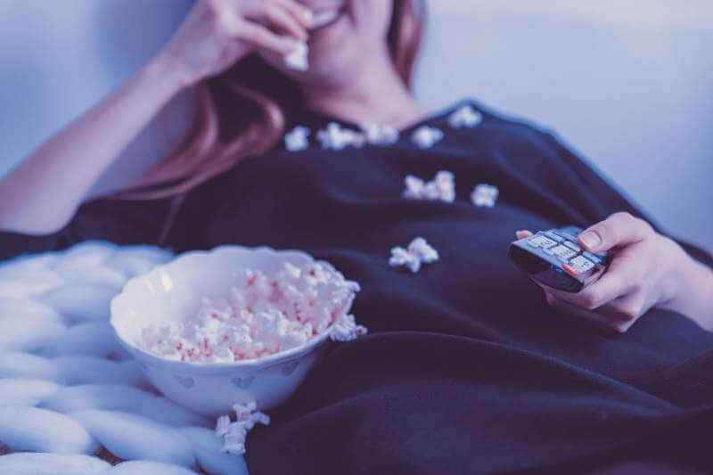 woman-tv-watching-popcorn